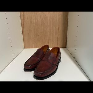 Allen Edmonds Cavanaugh Oxblood Loafers Size 10B
